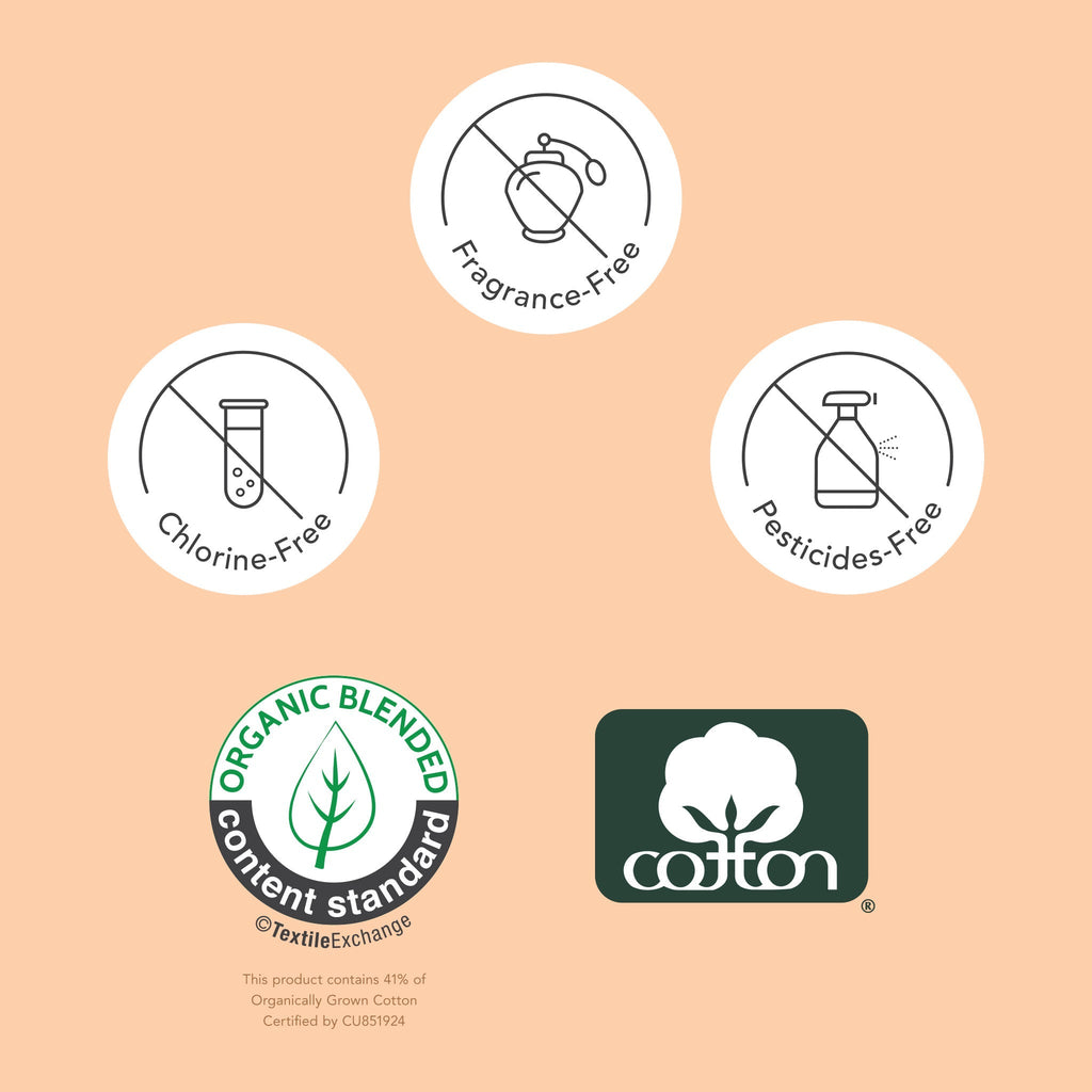 Reusable Cloth Panty Liners Made With Organic Cotton