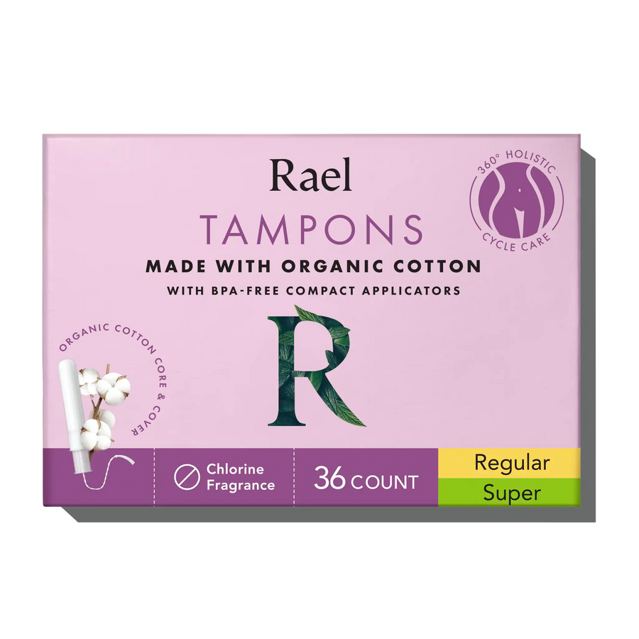 Compact Tampons Made With Organic Cotton Value Pack 44h